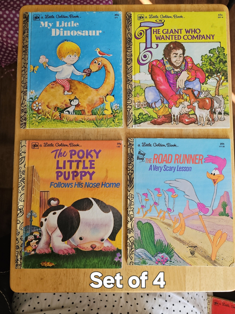 Set of 4 - Colorful Children's Classics
